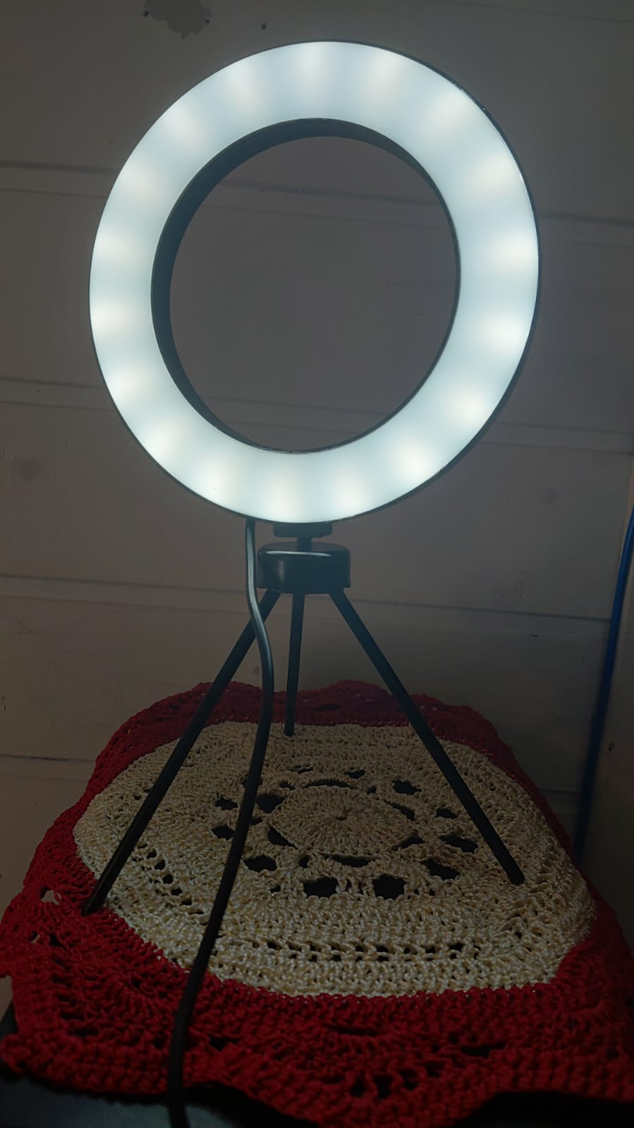 tripé de mesa com led
